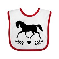 Inktastic Horse for Girls Girls Baby Bib