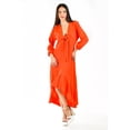 thumbnail image 5 of Vestido escote moño Roman Fashion /Juvenil, 1054 (Naranja) naranja CH, 5 of 5