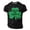 Black, variant on IWRICH St. Patrick's Day Short Sleeve T Shirts for Men Slim Fit Clover Printed Tees Casual Holiday Shamrock Tops Orange XL