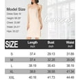 thumbnail image 2 of CARCOS Women's Dress Slips Basic Adjustable Spaghetti Strap Cami Under Dress White, XL, 2 of 6