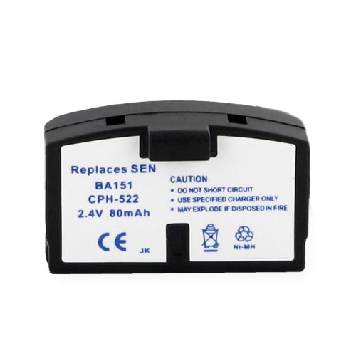 Sennheiser RS-65 Wireless Headset Battery Ni-MH, 2.4 Volt, 80 mAh - Ultra  Hi-Capacity - Replacement for Sennheiser BA191 Rechargeable Battery -  Walmart.com