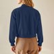 thumbnail image 4 of HongQid Women's Bomber Jackets Winter Trendy Varsity Jackets Shackets Button Down Cropped Coats with Pockets, 4 of 9