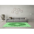 thumbnail image 3 of Ahgly Company Indoor Square Persian Emerald Green Traditional Area Rugs, 8' Square, 3 of 4