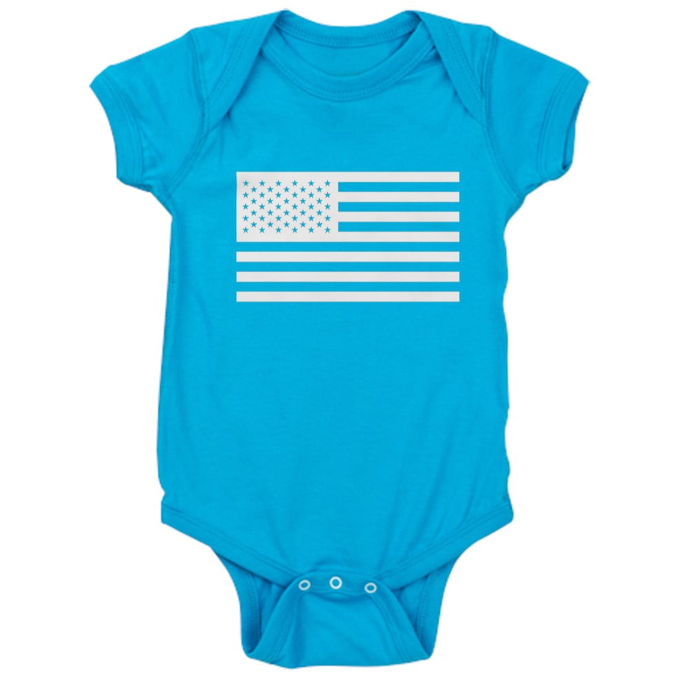 CafePress Subdued US Flag Tactical Cute Infant Bodysuit Baby Romper