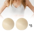 thumbnail image 1 of 10x Bra Pads Inserts Removable Bra Cups Pads for Bikini Tops Swimsuit Sports beige, 1 of 10