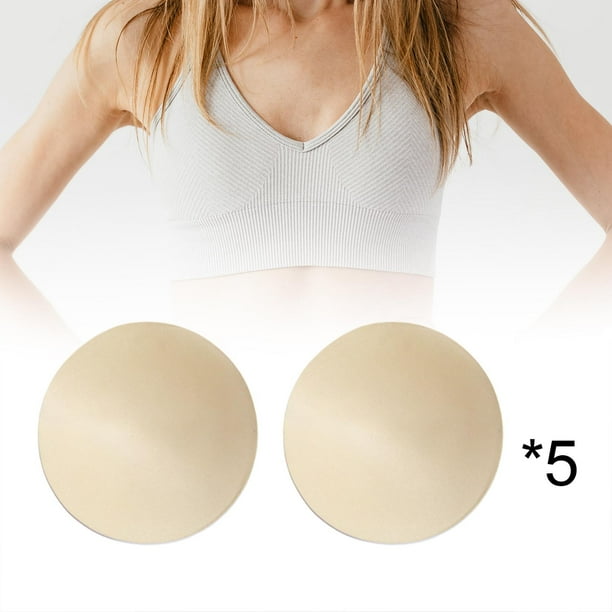 Inserciones de almohadillas para sujetador Fernando Almohadillas de esponja transpirables beige 10 uds