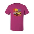 thumbnail image 2 of Ford Free Wheelin 1978 Bronco Classic Rasta 70s | Mens Cars and Trucks Graphic T-Shirt, Fuschia, X-Large, 2 of 4