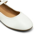 thumbnail image 5 of BURUDANI Women's Mary Jane Ballet Flats, Round Toe Slip-On Comfortable Dressy Casual Work Daily Soft Flat Shoes, 5 of 8