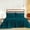 Teal, variant on Hotel Brand 1000 Thread Count 6-Piece Extra Deep Pocket Super Soft Sheet Set Fit Upto 22 Inches Deep Pocket, Solid Pattern, 100% Egyptian Cotton @ 'hotellinen' (Queen, Teal)