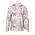 thumbnail image 2 of Uemuo Romantic Travel In Paris Pattern Women's Full Zip UPF 50+ Sun Protection Hoodie Jacket Long Sleeve Sun Shirt Hiking Outdoor Performance with Pockets-Large, 2 of 9