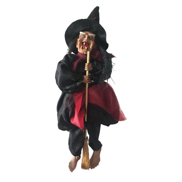 Decoración colgante de muñeca de bruja voladora YONGSHENG Halloween