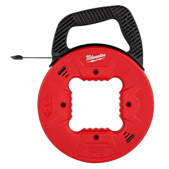 Milwaukee Tool 25� 1/4" Steel Fish Tape w/ Low Profile Tip