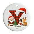 thumbnail image 2 of Adornos Navideños Acrílicos de 26 Letras | Decoraciones Colgantes Navideñas Personalizadas | Colgantes Del Alfabeto Ligeros y Duraderos | Decoración Navideña para El Hogar y La Oficina | Corona para, 2 of 6