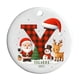 thumbnail image 2 of Adornos navideños con letras del alfabeto | 26 colgantes decorativos | Decoración navideña personalizada para hacer tú mismo, 2 of 6