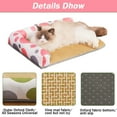 thumbnail image 3 of Summer Pet Self Cooling Mat Dog Bed, Durable Dog Cat Sofa Bed,Sleeping Cozy Cool Rattan Puppy Bed Cat Beds with Non-Slip Bottom - Style:Style 1, 3 of 5