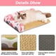 thumbnail image 3 of Cama para perros con autoenfriamiento para mascotas de verano, sofá cama duradero para perros y gatos, cama de ratán fresca y acogedora para cachorros y gatos con base antideslizante, 3 of 5