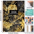 thumbnail image 2 of TIELUTT Year Floral Design Academic Planner Organizer with Monthly Weekly Daily Scheduling Graph Spiral Composition Wide Ruled Lined Paper Journal Small Hardcover Bulk Spiral 5x7 Wide Ruled Journal D, 2 of 4
