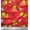 Chill Red, variant on Soimoi Moss Georgette Fabric Haunted House,Pumpkin & Ghost Halloween Decor Fabric Printed Yard 42 Inch Wide