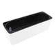 thumbnail image 1 of Macetas de plástico con riego automático, Jardinera con riego automático, Hogar 15 pulgadas blanco con indicador de nivel de agua, 1 of 9