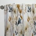 thumbnail image 6 of Designart "Serene Poppies In White And Blue I" Floral Room Darkening Curtain Single Panel, 6 of 6