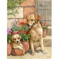 thumbnail image 1 of Carolines Treasures CDCO0383GF Père et Fils Jaune Drapeau Labrador Jardin Taille, 1 of 3