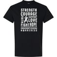 thumbnail image 3 of Inktastic Parkinson Disease Awareness Strength Courage and Support T-Shirt, 3 of 5