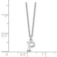 thumbnail image 2 of 10k White Gold Cutout Letter P Initial Necklace Pendant Necklace for Women - .2 Grams, 2 of 2