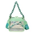 thumbnail image 2 of Bolso de viaje con cadena Bolso de mensajero de moda Simple y elegante para viajes (verde retro) Tmvgtek Para Estrenar, 2 of 9