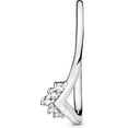 thumbnail image 3 of PANDORA Tiara Wishbone Ring Size 7.5 - 198282CZ-56, 3 of 6
