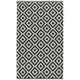 thumbnail image 6 of SAFAVIEH Montauk Tryik Geometric Diamonds Cotton Area Rug, Black/Ivory, 5' x 8', 6 of 7