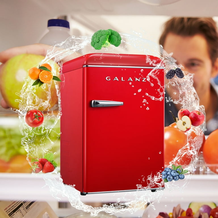 Galanz GLR25MRDR10 2.5 Cu.ft Single Door Retro Compact
