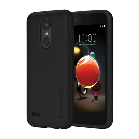 Iridescent Shell - Incipio DualPro LG Tribute Dynasty Case with Shock-Absorbing Inner Core & Protective Outer Shell for LG Tribute Dynasty - Iridescent Rose Gold/Pink