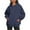 Navy, variant on Oversized Hoodies with Pocket Women Cotton Plain Pullover Hooded Sweatshirts Sweater Long Sleeve Fleece Lined Tops (XL, Sky Blue 01)