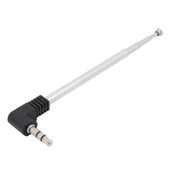 Uxcell 4 Sections Telescoping AM FM Radio Antenna 0.14" Connector 9.6" Length