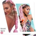 thumbnail image 4 of Crochet Jumbo Braiding Synthetic Box Twist Braids Hair Extensions Kanekalon Twist Braiding Hair for Women and Girls(Pack of 3) (A16), 4 of 4