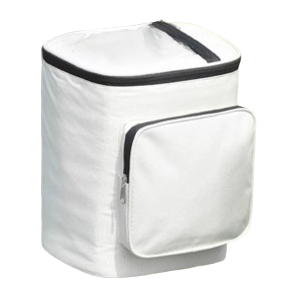 Bolsa de almacenamiento frontal para scooter, 17 l, gran capacidad, tela Oxford, para colgar en la motocicleta. Bolsa transparente blanca