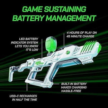 Gel Blaster Surge XL Day 'N' Nite Water Bead Blaster, Glow-in-the-Dark Activator   15k Gellets
