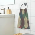 thumbnail image 3 of Yayeee 2 Pack Hand Towels for Bathroom 100% Cotton 16" x 28" Soft Absorbent Kitchen Towel, Green Tartan Pattern, 3 of 7