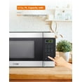 thumbnail image 2 of 1.1 Cu Ft Microwave with 10 Power Levels, Small Microwave with Push Button, 1000W Countertop Microwave, 2 of 7