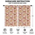 thumbnail image 2 of Blackout Kids Curtains,Beige Christmas Gingerbread Man Pattern Childrens Insulated Curtains Set Of 2,Bedroom Essentials,Toddler Room Decor 52"x84", 2 of 5