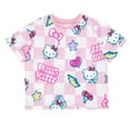 thumbnail image 3 of Hello Kitty T-Shirt and Chambray Shorts Outfit Set Little Kid to Big Kid, 3 of 5
