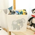 thumbnail image 2 of AOOOWER Foldable Kids Toy Organiser with Handle Cube Waterproof Storage Bin with Animal Pattern for Boys and Girls Room, 2 of 20