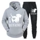 thumbnail image 5 of Trajes para hombre con estampado de "I Love Dachshunds", sudaderas con capucha y pantalones con letras de animales divertidos, conjuntos de 2 piezas, sudaderas casuales para amantes de los perros salc, 5 of 5