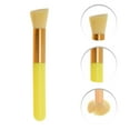 thumbnail image 3 of Unique Bargains 10 Pcs Lightweight Makeup Brush for Business Travel Yellow Synthetic Fiber Hair Plastic, 3 of 5
