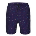 thumbnail image 4 of Kll Mathematical Symbols Men'S Casual Summer Beach Shorts Hawaiian Shorts With Pockets-X-Large, 4 of 9