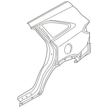 Genuine OE Kia Quarter Panel - 71503-C6C00