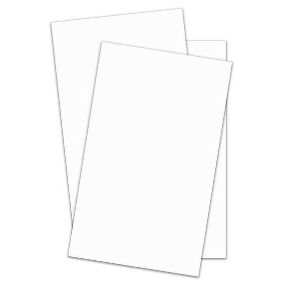 Superfine Printing Basic Opaque Paper Matt Silk Card Stock, White, 8.5" x 14", 50 Count