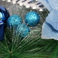 thumbnail image 5 of 12 Inch Christmas Artificial Decorated Wreath With Bowknot, Poinsettia, Christmas Balls Ornaments for Home Window Wall Farmhouse Holiday Decor, 5 of 7