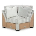 thumbnail image 6 of Stupendous Alloy Corduroy Symmetrical Sectional Living Room Set / 4pc, 6 of 11