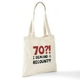 thumbnail image 6 of CafePress - 70Th Birthday Gag Gift Tote Bag - Unisex Canvas Tote Bag, Beige, 1-Piece, 6 of 6